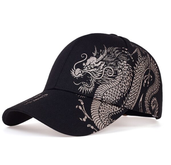 dragon print cap